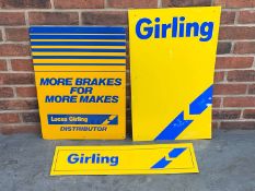 Three Lucas Girling Signs
