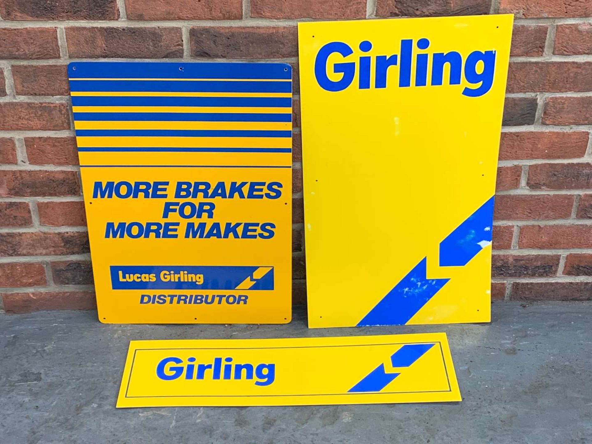 Three Lucas Girling Signs