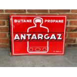 Antargaz Enamel Flange Sign