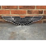 Aston Martin Cast Aluminium Sign