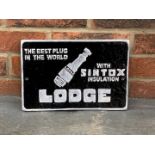 Lodge Spark Plugs Cast Aluminium Sign