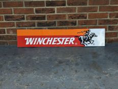 Metal Winchester Rifle Sign