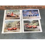 Four Unframed Robin Owens Limited Edition Prints
