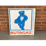 Butagaz Aluminium Flange Sign