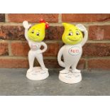 Abby and Andy Slick Cast Iron Money Boxes