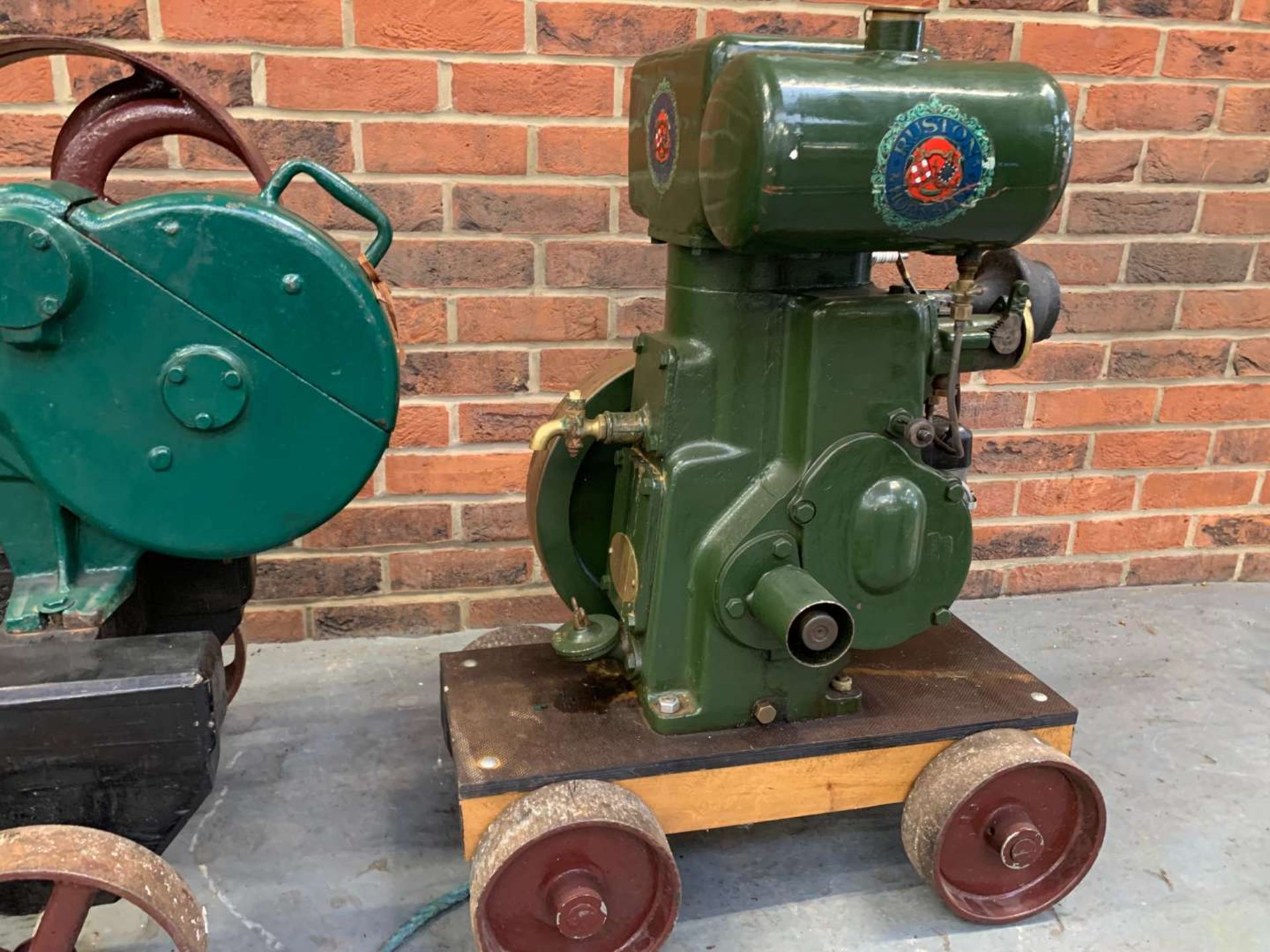 Stationary Engine and two Ruston Hornsby Belt Driven Pumps (3) - Image 2 of 14