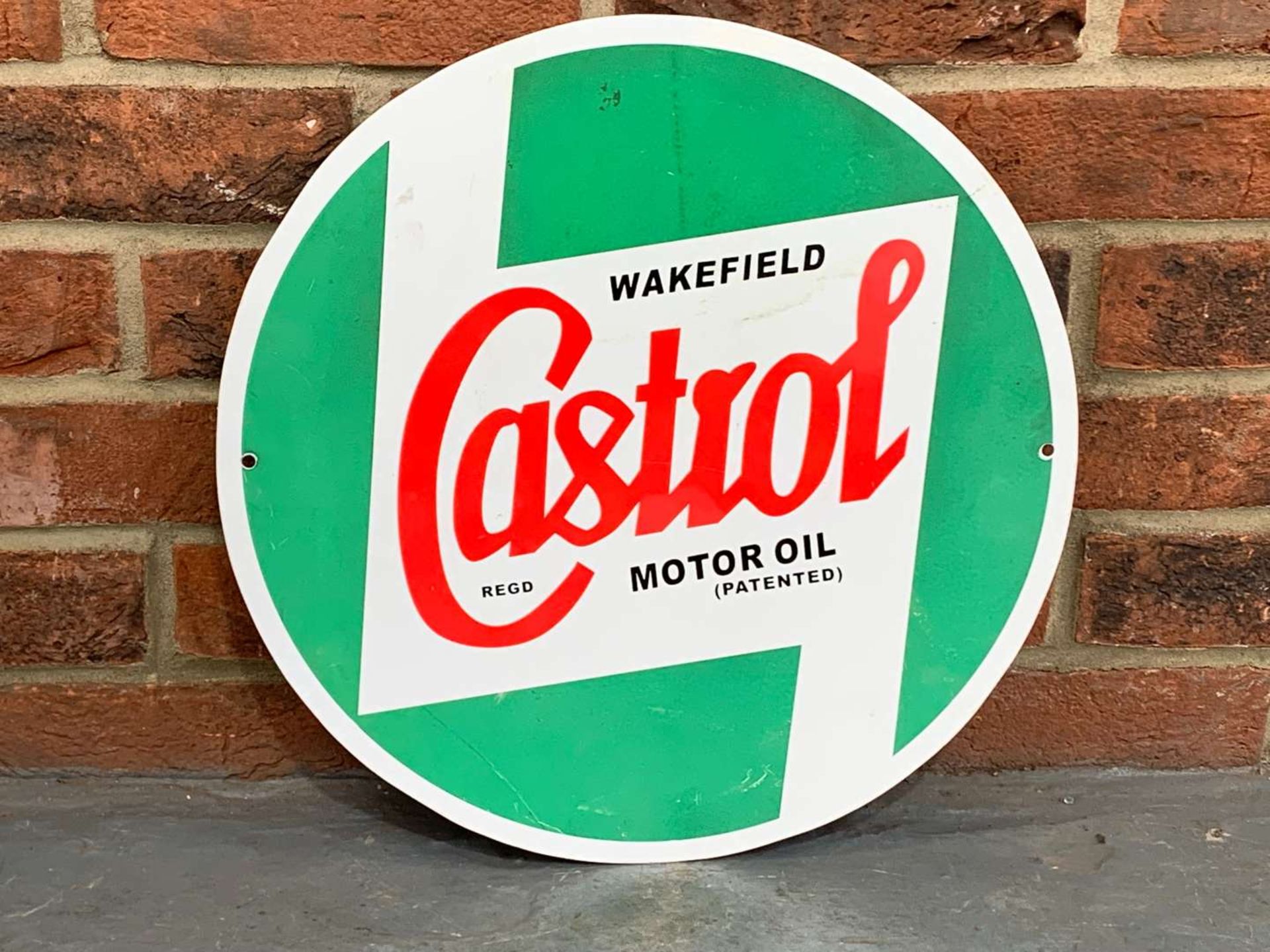 Castrol Motor Oil Metal Sign