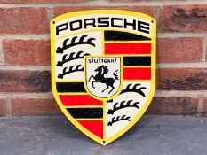 Porsche Cast Iron Emblem Sign