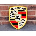 Porsche Cast Iron Emblem Sign