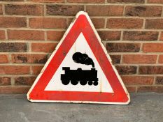 Railway Made Warning Sign