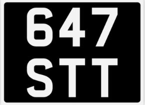 &nbsp; 647 STT Registration Number&nbsp;