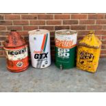 Four Oil Cans Castrol GTX, Golden Film and Regent (4)