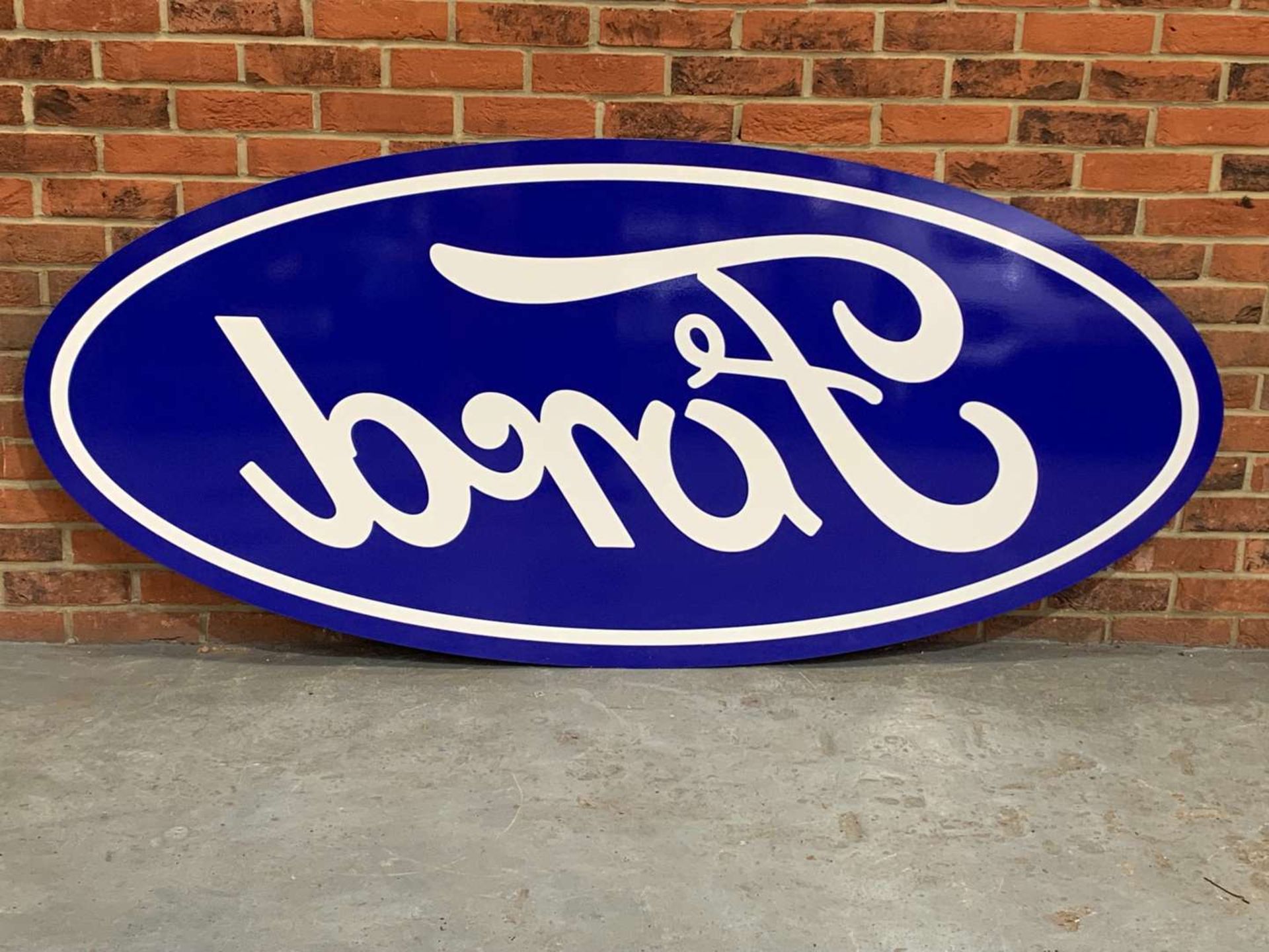 Extremely Large Ford Emblem Perspex Sign - Image 2 of 2