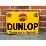 Dunlop Stock Enamel Sign