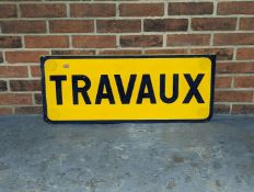 Travaux Metal Hanging Sign&nbsp;