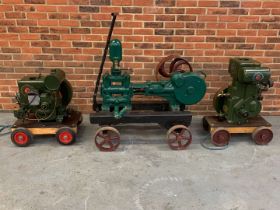 Stationary Engine and two Ruston Hornsby Belt Driven Pumps (3)