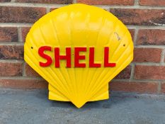 Shell Cast Iron Sign