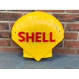 Shell Cast Iron Sign