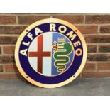 Alfa Romeo Circular Emblem Perspex Sign&nbsp;