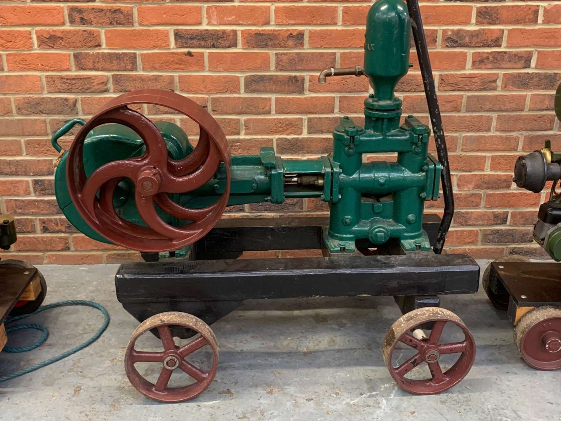 Stationary Engine and two Ruston Hornsby Belt Driven Pumps (3) - Image 6 of 14