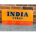Original India Tyres Aluminium Sign