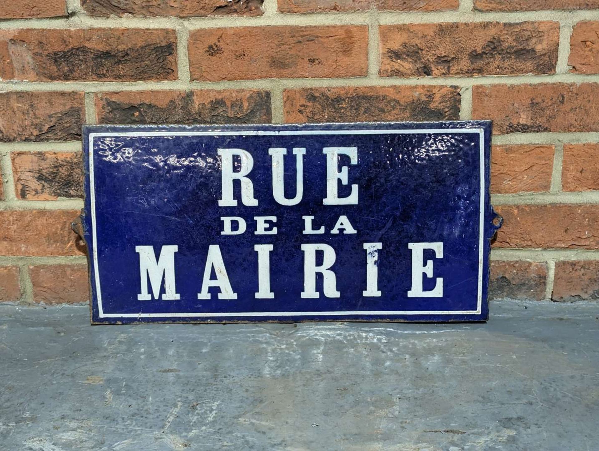 French Enamel Street Sign