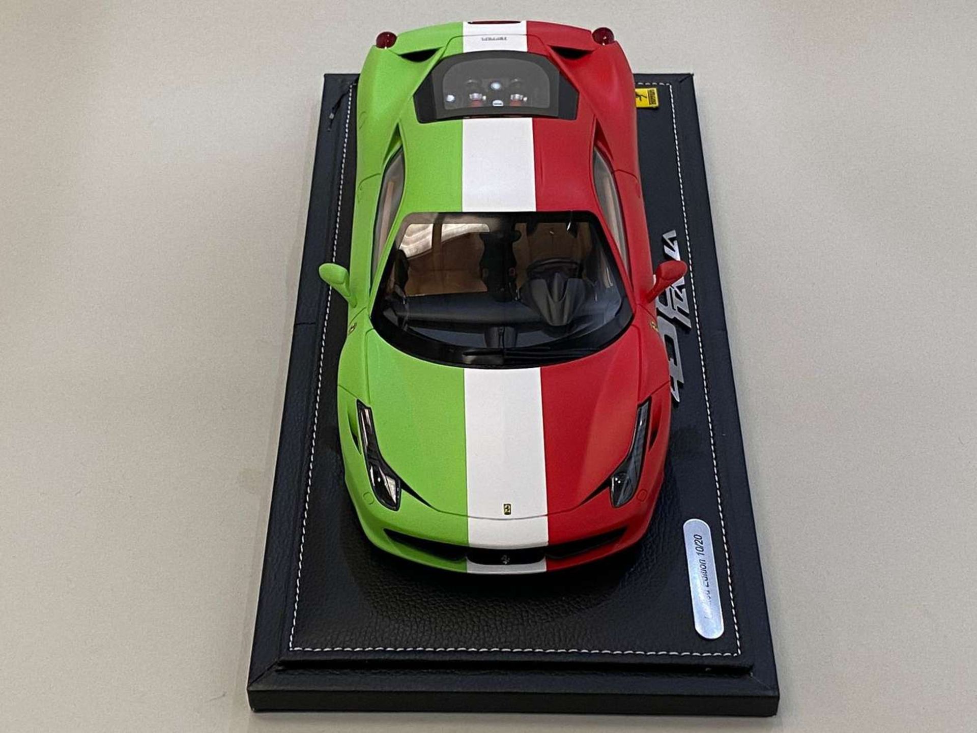 BBR, FERRARI, 458 Italia, Italian Flag, 1:18 - Image 3 of 10