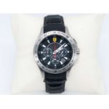 FERRARI, Scuderia, a quartz, stainless steel, two button chronograph wristwatch.