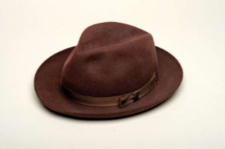 CHRISTYS', brown felt Trilby hat&nbsp;