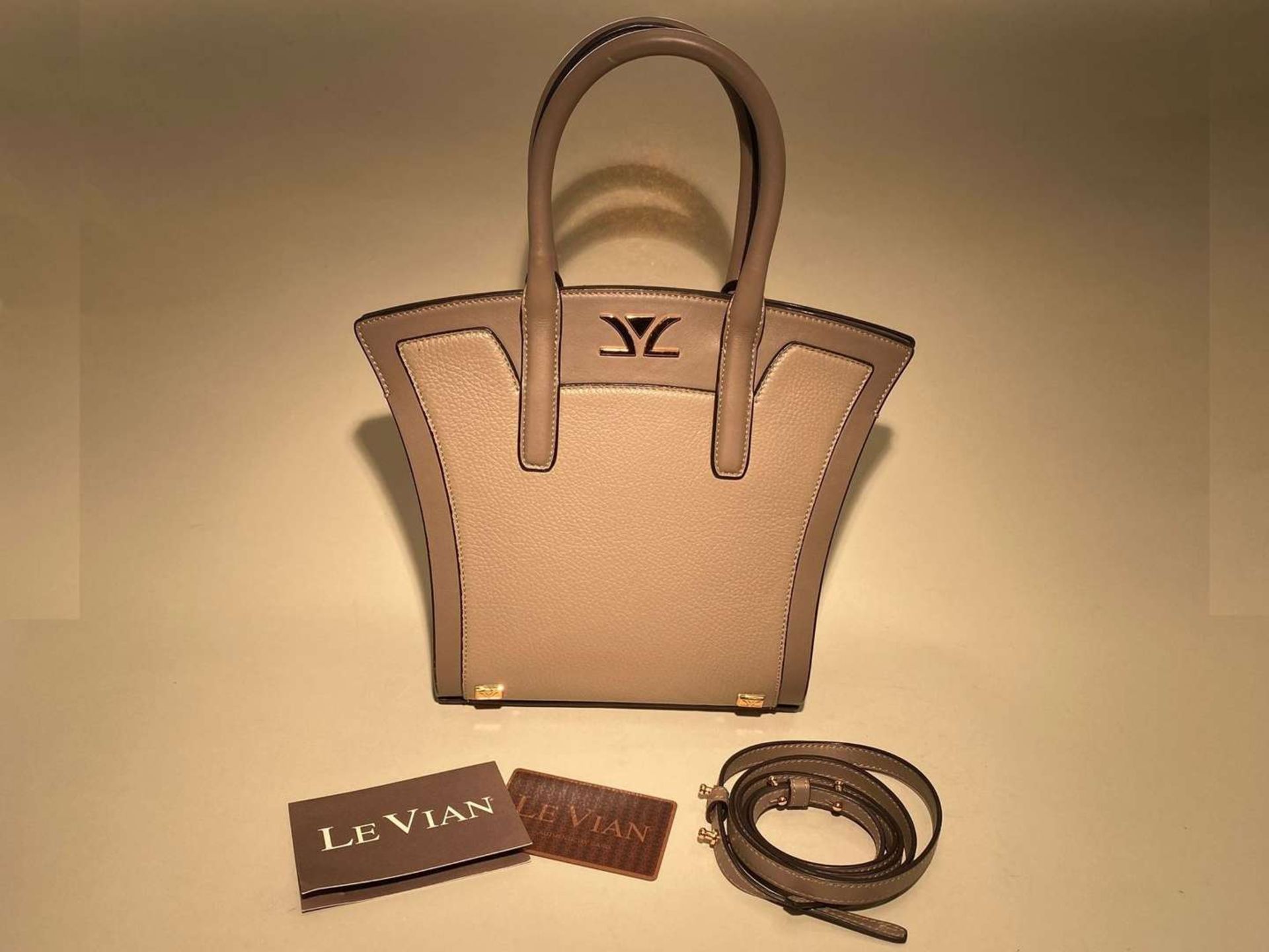 LE VIAN, Liz crossover satchel and matching clutch, - Image 2 of 10