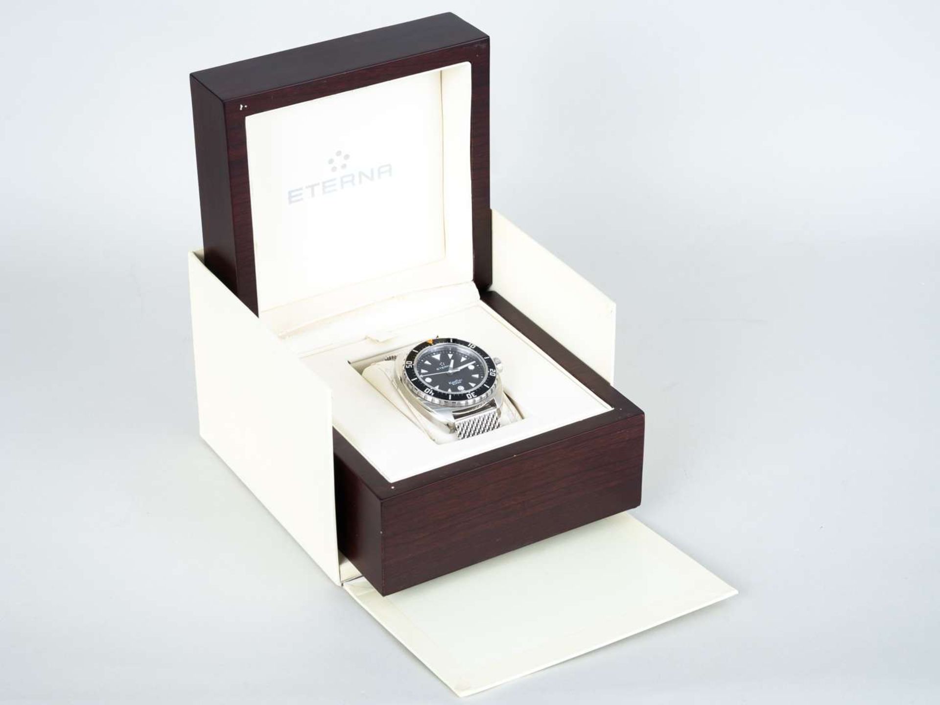 ETERNA, KONTIKI- SUPER, stainless steel, automatic, centre second, calendar wristwatch. - Image 2 of 6