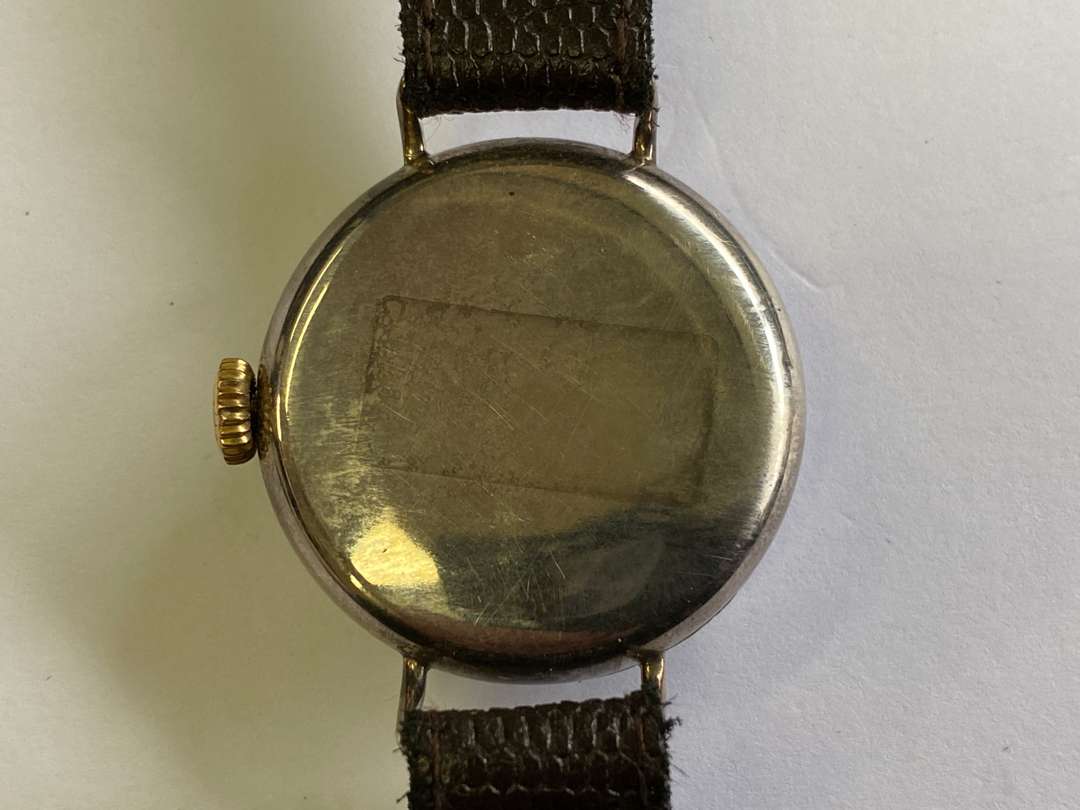 OMEGA, an early 20th century silver cased wristwatch - Image 6 of 9