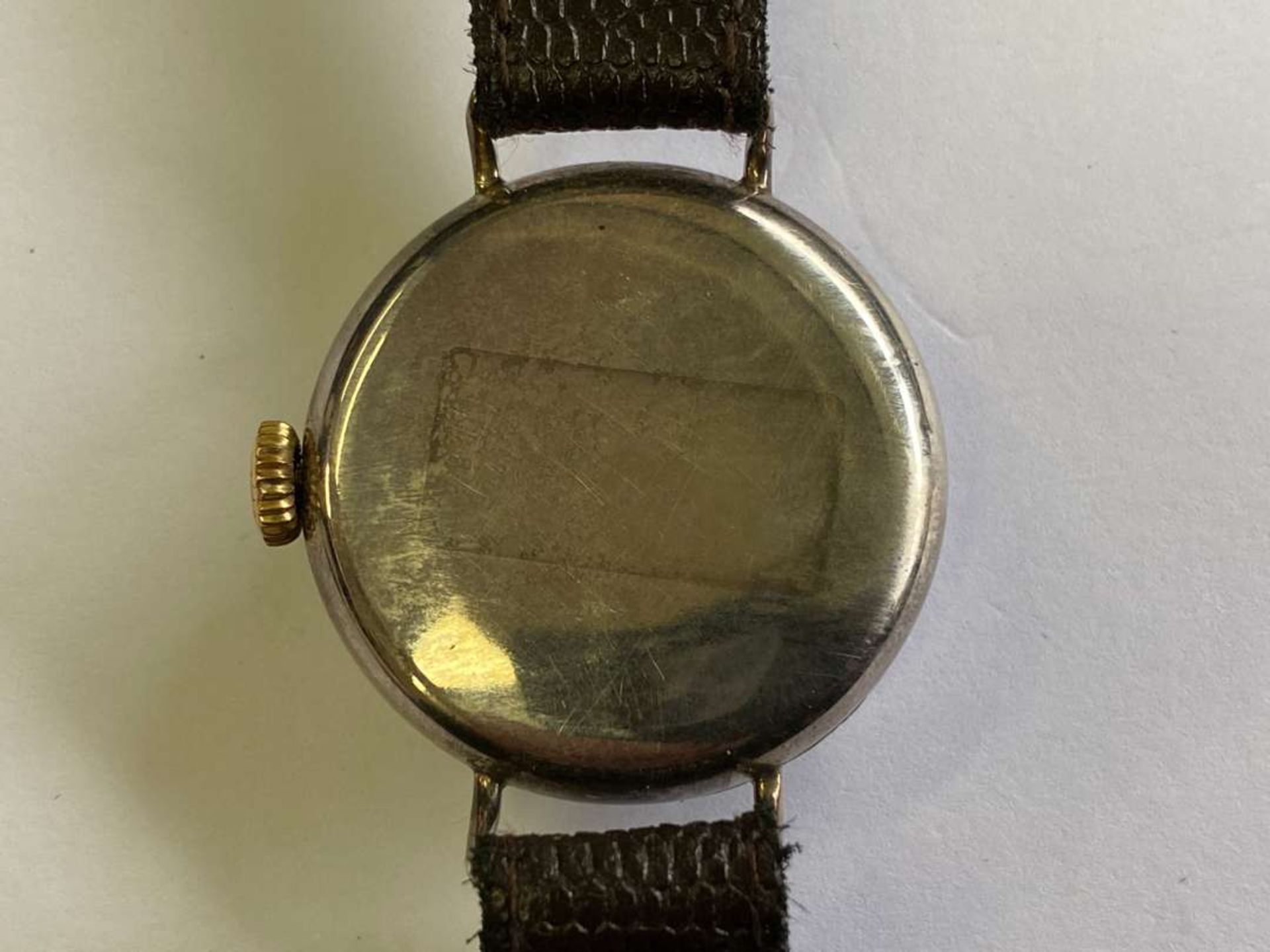 OMEGA, an early 20th century silver cased wristwatch - Bild 6 aus 9