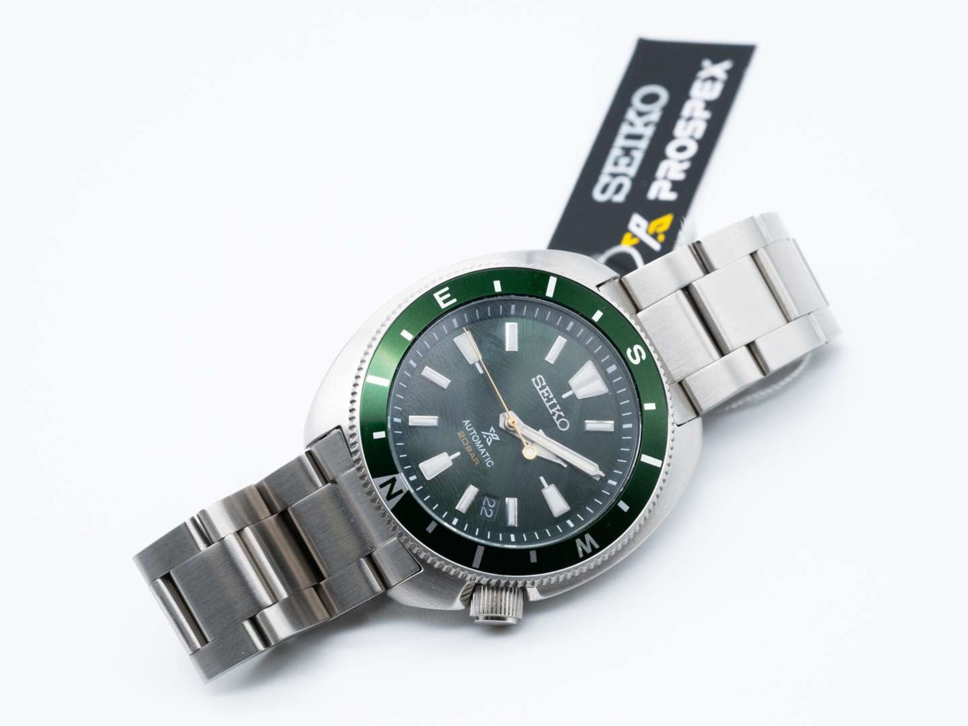 SEIKO, PROSPEX “Turtle”, automatic, stainless steel, centre seconds, calendar, divers watch. - Image 2 of 7