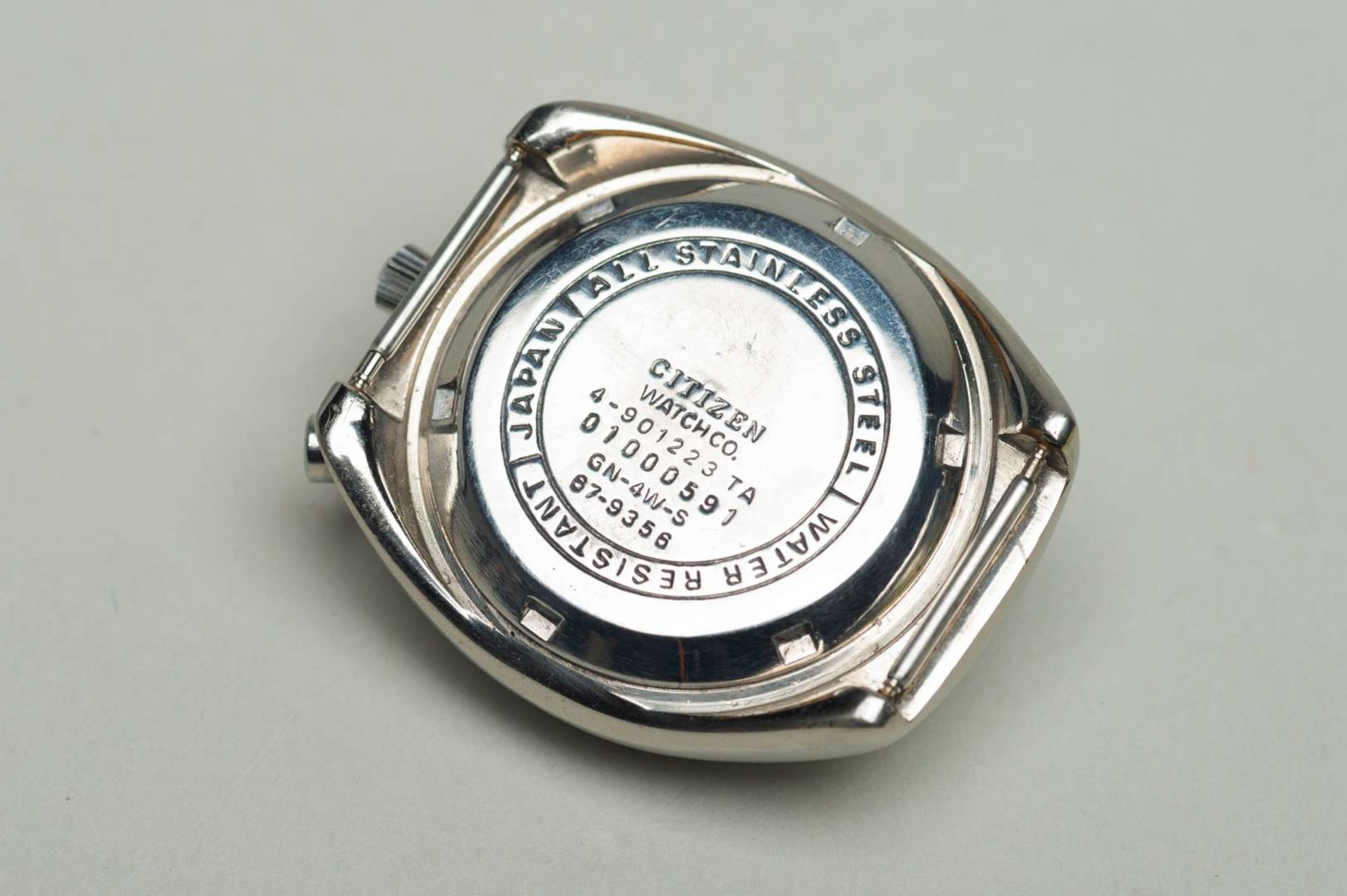 CITIZEN, Bullhead, a stainless steel, automatic, day/date chronograph wristwatch, - Bild 4 aus 4
