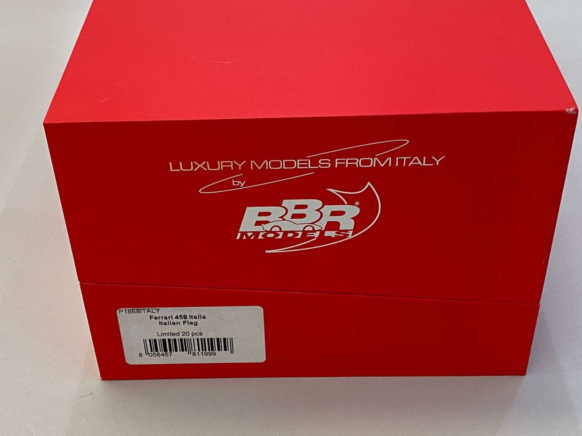 BBR, FERRARI, 458 Italia, Italian Flag, 1:18 - Image 9 of 10