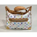 LOUIS VUITTON, Boulogne, leather, multicolour monogrammed, crossbody bag, Le Takashi Murakami