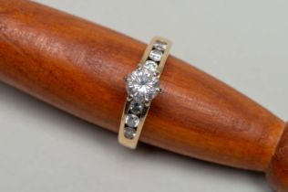 A Solitaire Diamond Ring,