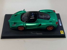 BBR, FERRARI, 2004, Enzo, metal green, 1:18