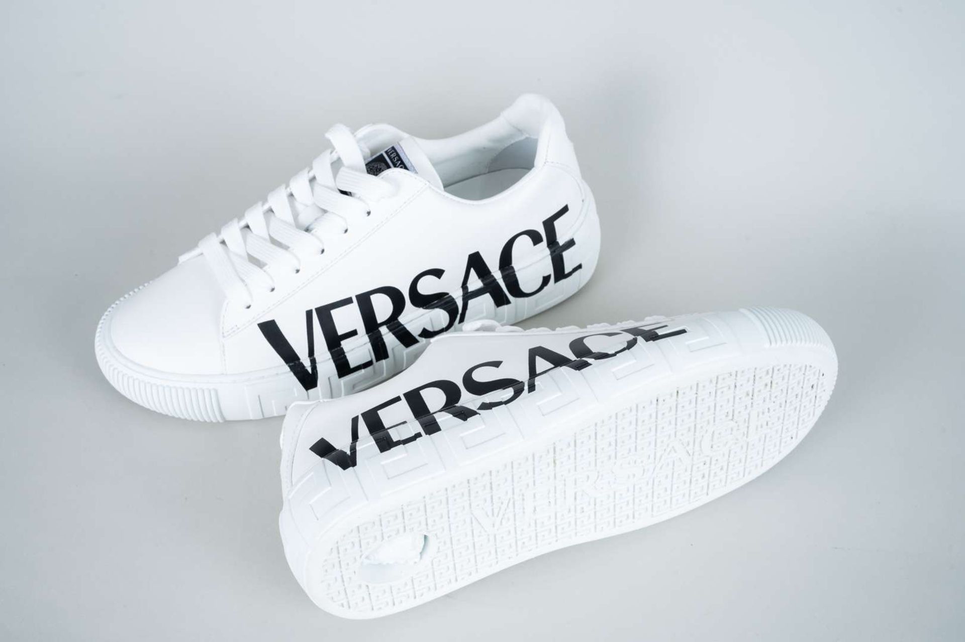 VERSACE, a pair of Greca trainers - Image 5 of 5