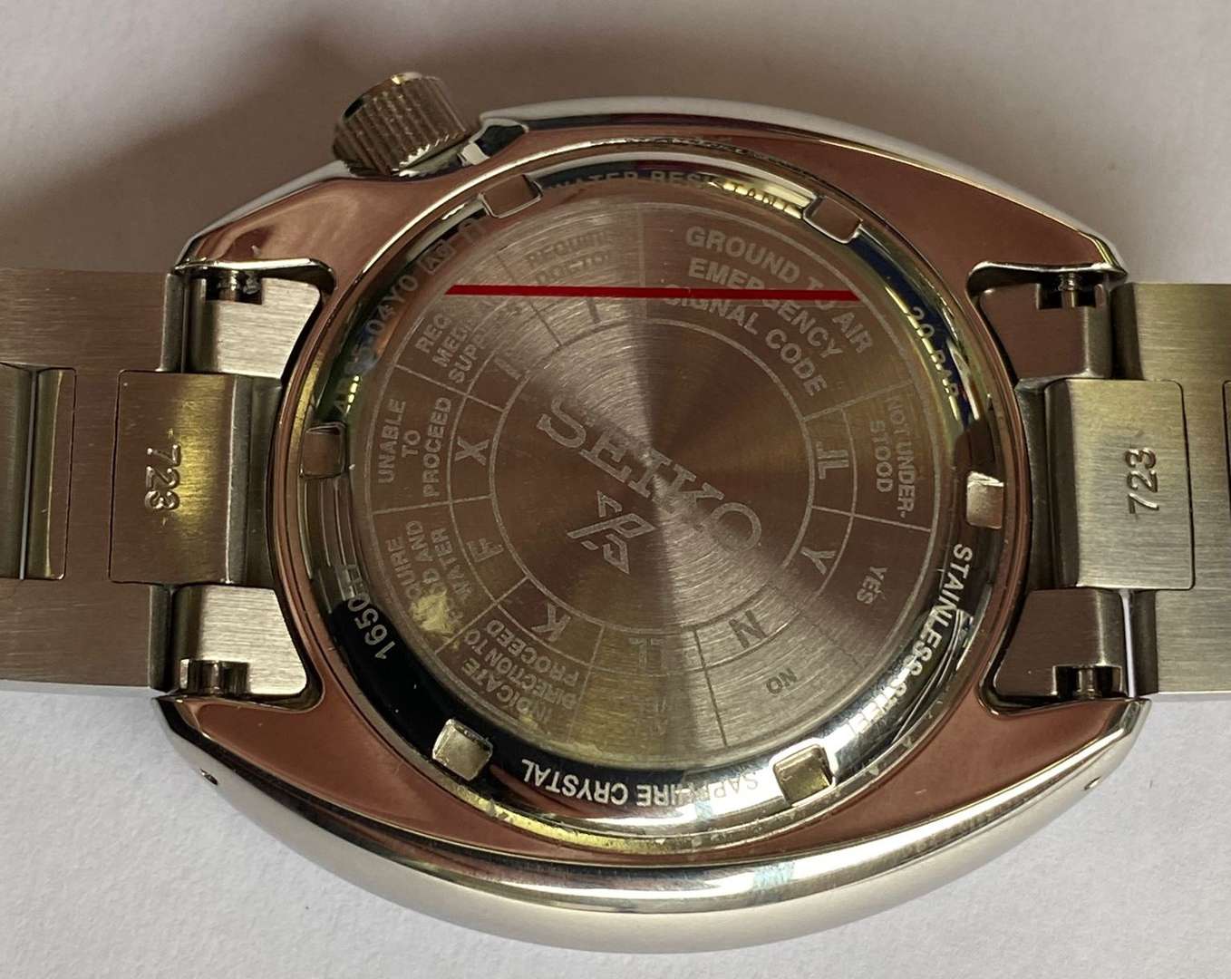 SEIKO, PROSPEX “Turtle”, automatic, stainless steel, centre seconds, calendar, divers watch. - Bild 4 aus 7