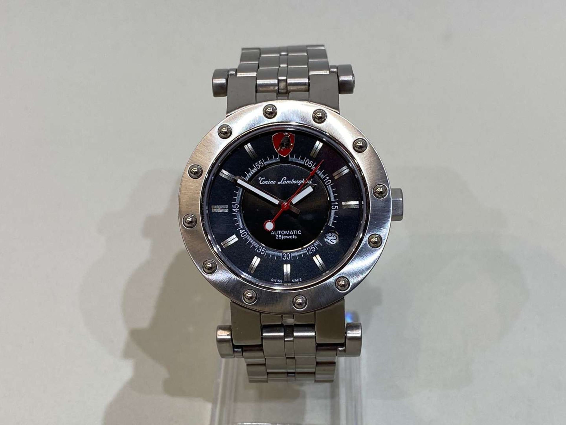 TONINO LAMBORGHINI, FERRUCCIO 2000, a stainless steel, automatic, centre seconds, calendar watch,