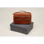 MAXWELL &nbsp;SCOTT, Cascina, 805, chestnut tan leather wash bag