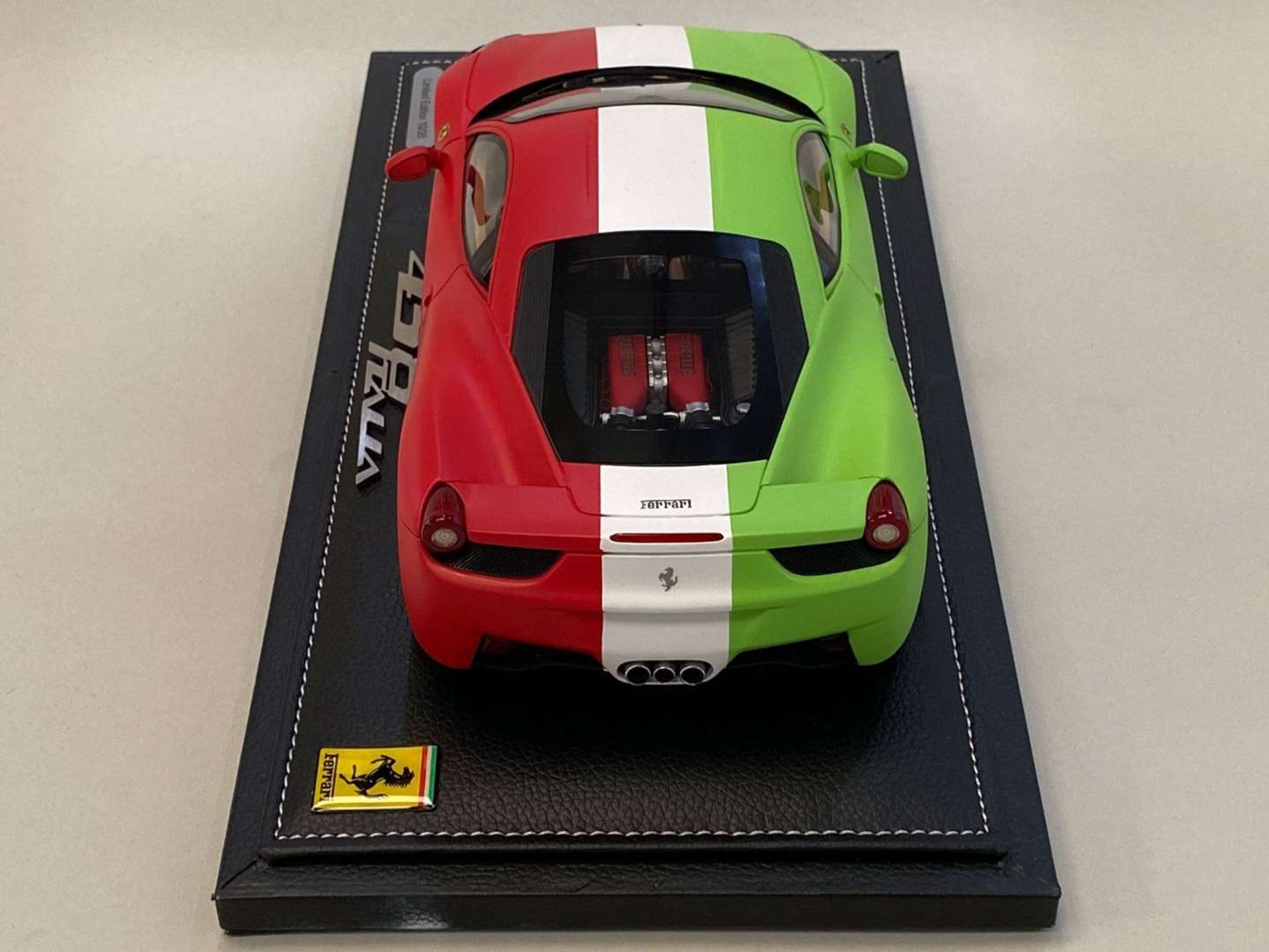 BBR, FERRARI, 458 Italia, Italian Flag, 1:18 - Image 4 of 10