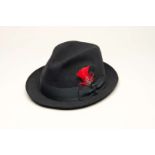 CHRISTYS', a black felt Trilby hat
