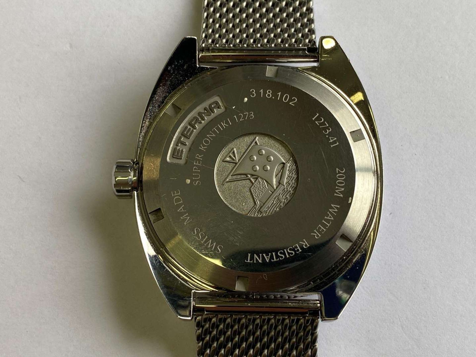 ETERNA, KONTIKI- SUPER, stainless steel, automatic, centre second, calendar wristwatch. - Image 5 of 6
