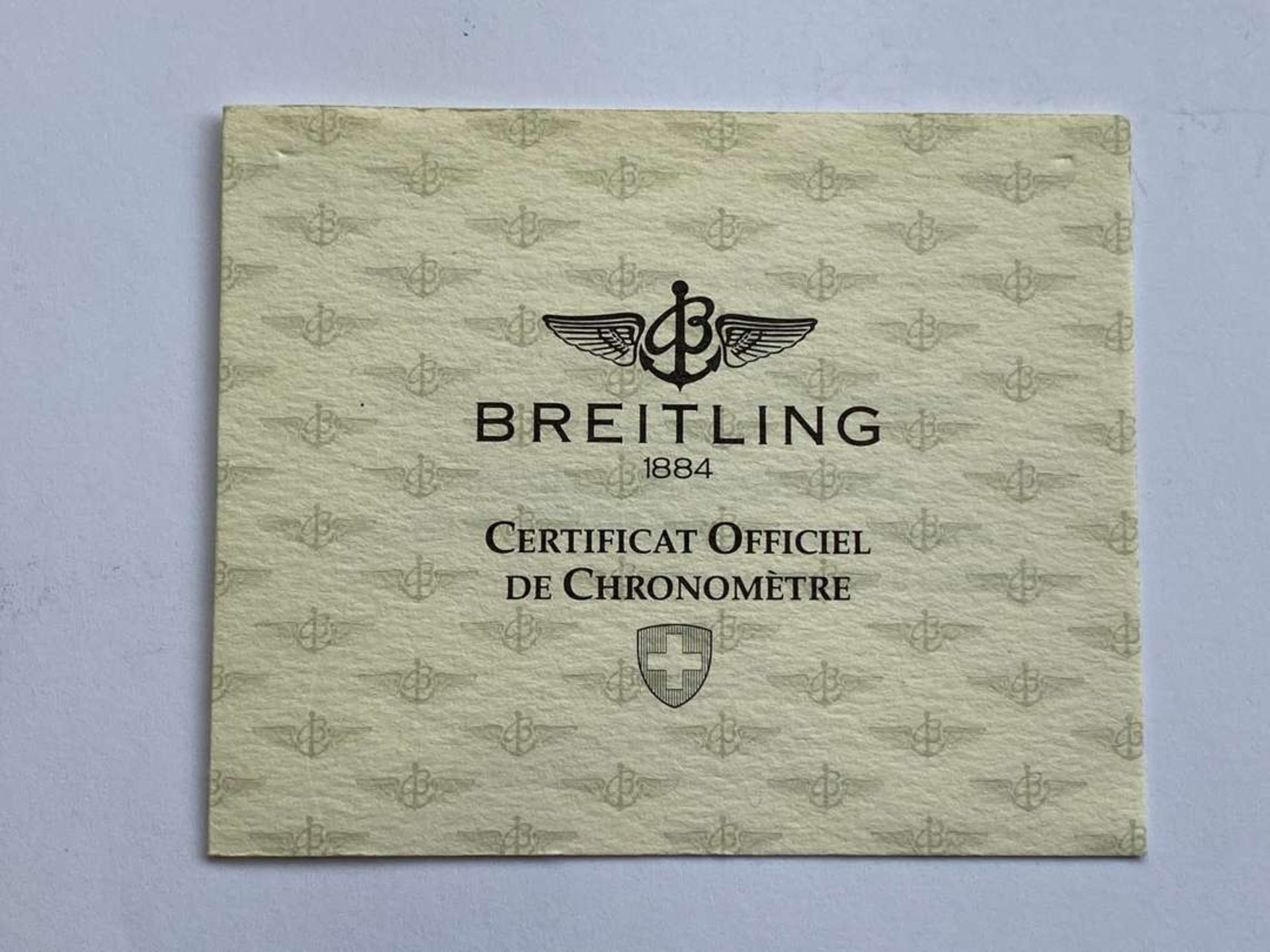 BREITLING, Old Navitimer II, 1991. 18kt gold, two button, chronograph. - Image 10 of 11