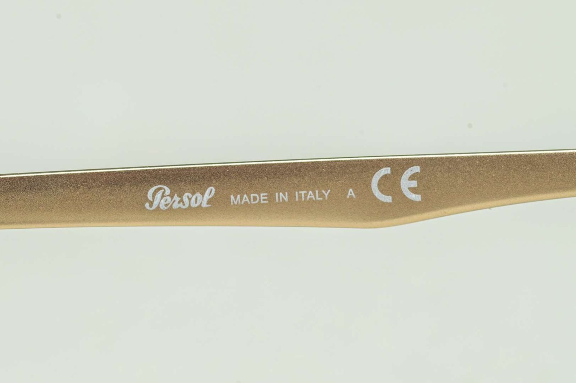 PERSOL, a pair of Italian gilt framed sunglasses - Bild 7 aus 7
