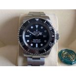 ROLEX. DEEPSEA, SEA DWELLER, Model 126660, Serial 6NR55091, Purchased 2022