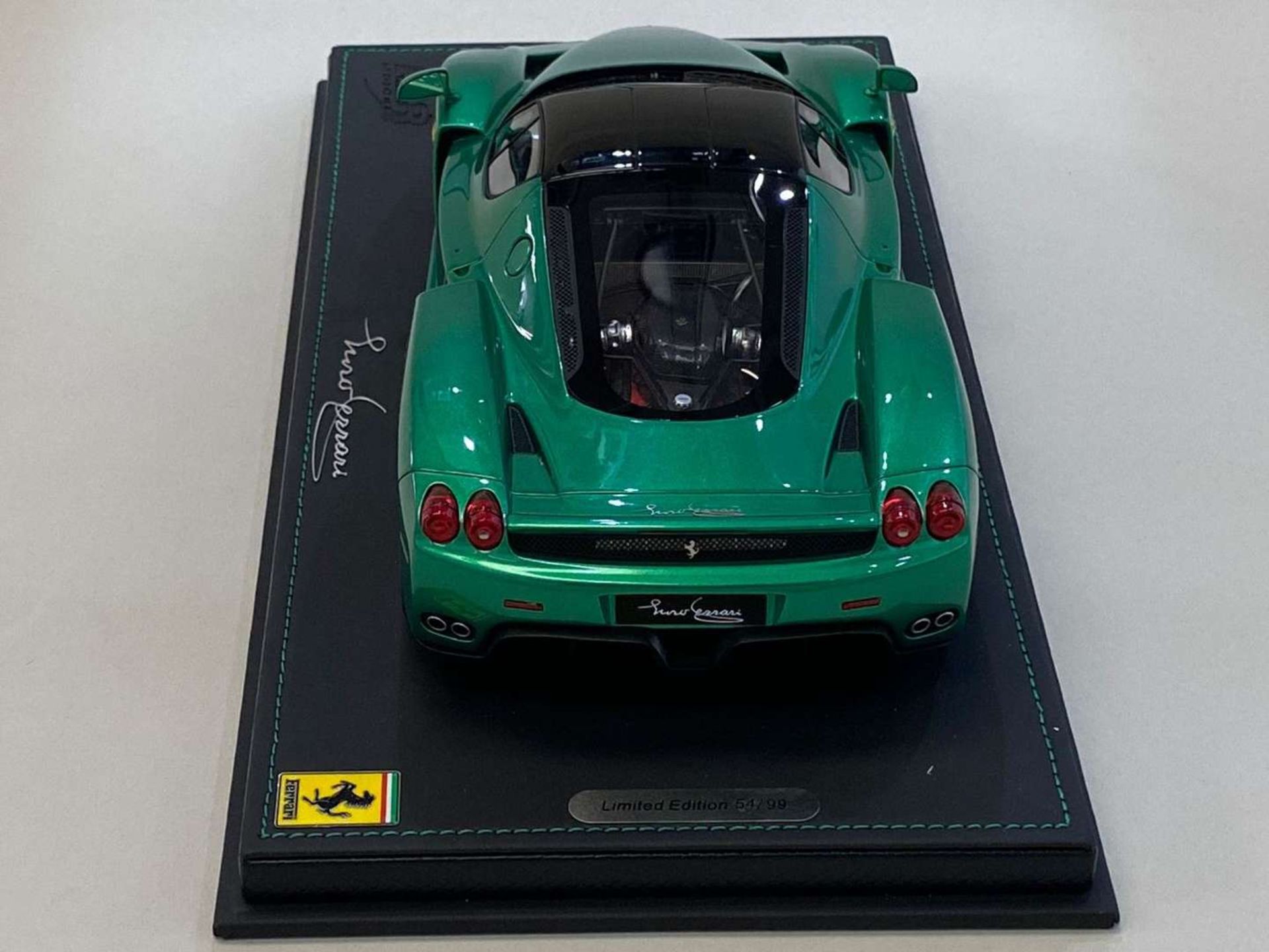 BBR, FERRARI, 2004, Enzo, metal green, 1:18 - Image 3 of 8